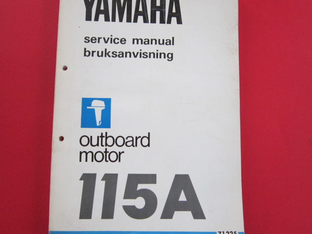 Yamaha service manual 115A