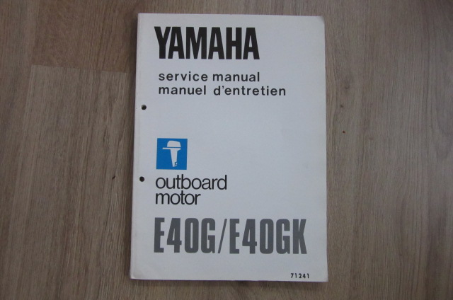 Yamaha Manuel de entretien E40G / E40GK