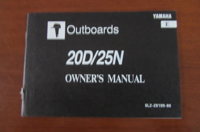 Owner's Manual Yamaha 20D / 25N